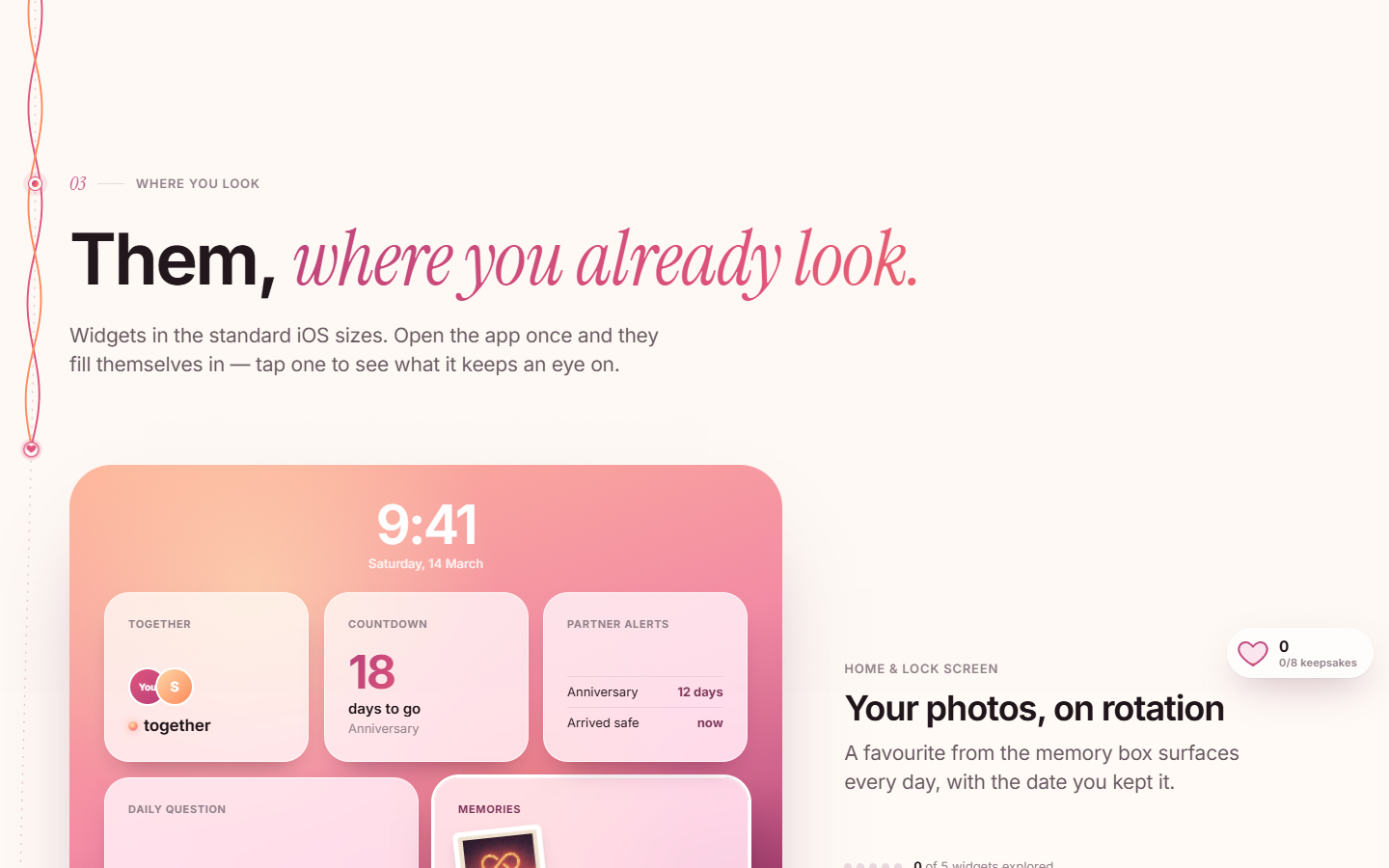 Home and Lock Screen widgets